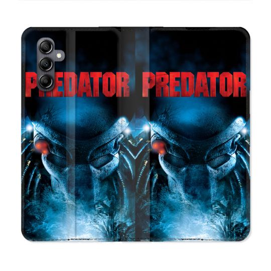 Housse Cuir Portefeuille Pour Samsung Galaxy S24 FE Predator Affiche