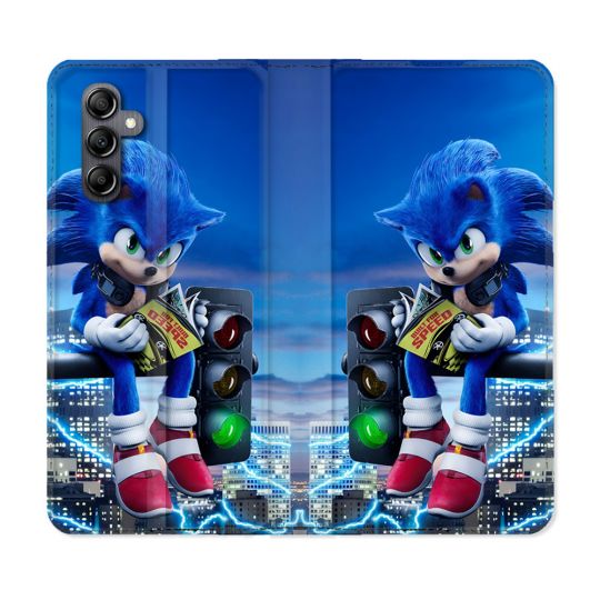 Housse Cuir Portefeuille Pour Samsung Galaxy S24 FE Sonic