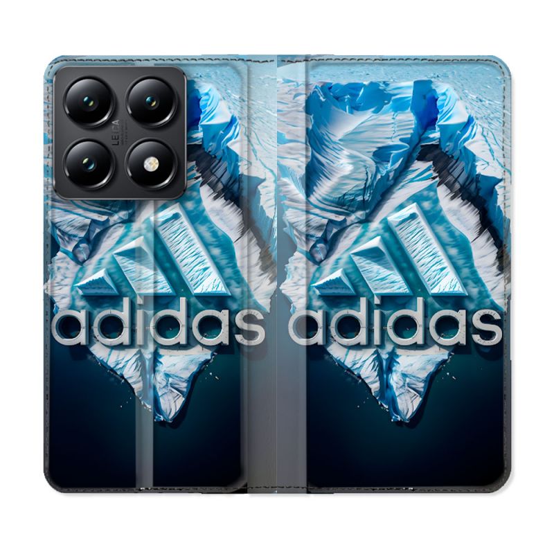 Housse Cuir Portefeuille Pour Xiaomi 14T Adidas Iceberg