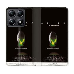 Housse Cuir Portefeuille Pour Xiaomi 14T Alien Affiche