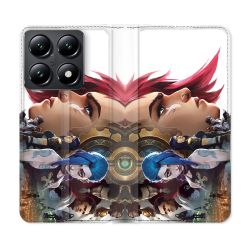 Housse Cuir Portefeuille Pour Xiaomi 14T Arcane Jynx Soeur