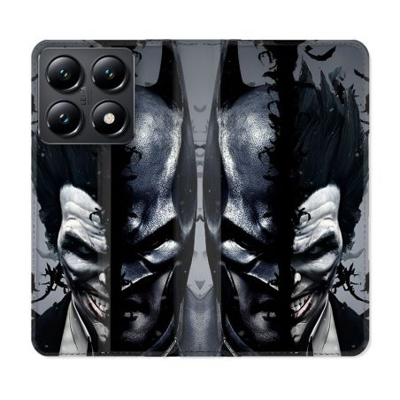 Housse Cuir Portefeuille Pour Xiaomi 14T Batman Joker