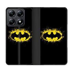Housse Cuir Portefeuille Pour Xiaomi 14T Batman Logo
