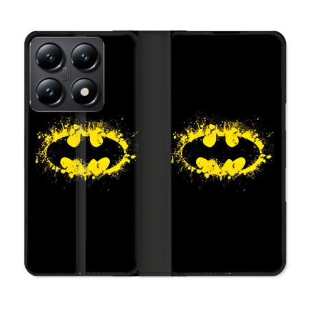 Housse Cuir Portefeuille Pour Xiaomi 14T Batman Logo