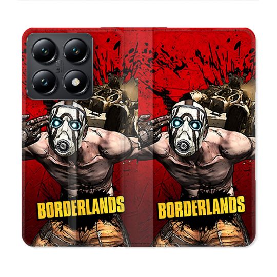 Housse Cuir Portefeuille Pour Xiaomi 14T Borderland