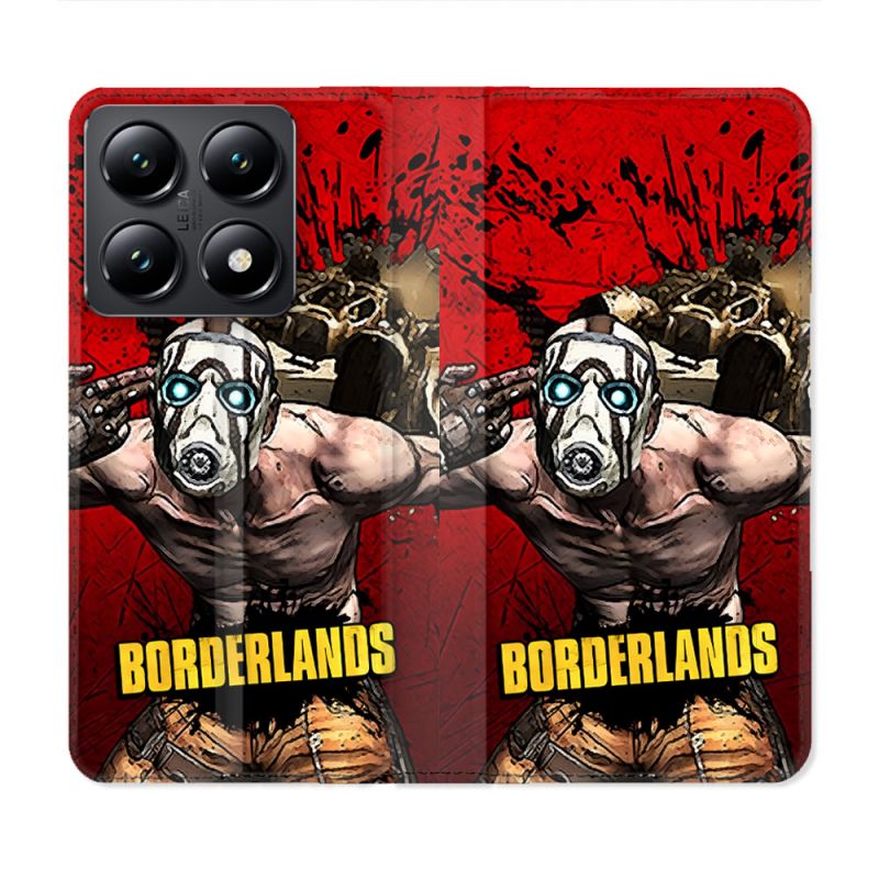 Housse Cuir Portefeuille Pour Xiaomi 14T Borderland