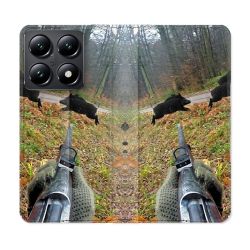 Housse Cuir Portefeuille Pour Xiaomi 14T Chasse Vision Tir