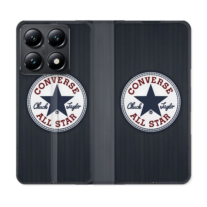 Housse Cuir Portefeuille Pour Xiaomi 14T Converse