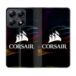 Housse Cuir Portefeuille Pour Xiaomi 14T Corsair