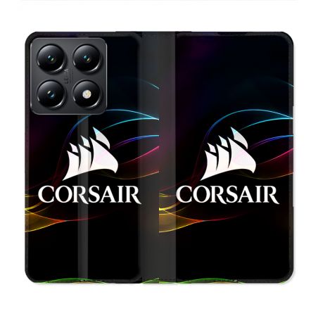 Housse Cuir Portefeuille Pour Xiaomi 14T Corsair