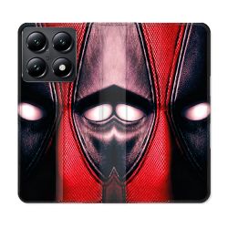 Housse Cuir Portefeuille Pour Xiaomi 14T Deadpool Yeux