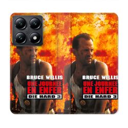 Housse Cuir Portefeuille Pour Xiaomi 14T Die Hard Affiche