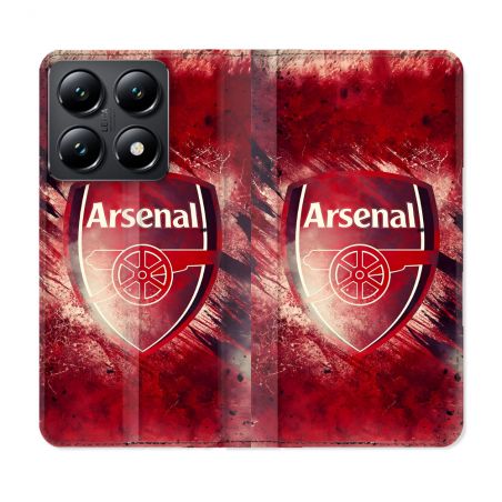 Housse Cuir Portefeuille Pour Xiaomi 14T Foot Arsenal