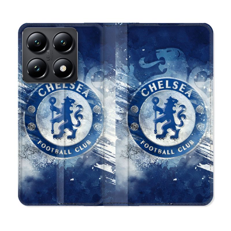 Housse Cuir Portefeuille Pour Xiaomi 14T Foot Chelsea