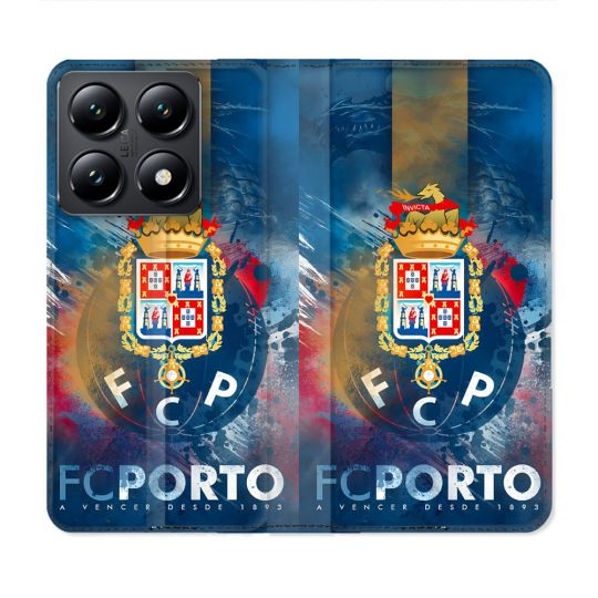 Housse Cuir Portefeuille Pour Xiaomi 14T Foot FC Porto