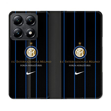 Housse Cuir Portefeuille Pour Xiaomi 14T Foot Inter Milan