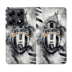 Housse Cuir Portefeuille Pour Xiaomi 14T Foot Juventus Turin