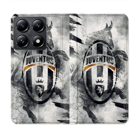 Housse Cuir Portefeuille Pour Xiaomi 14T Foot Juventus Turin