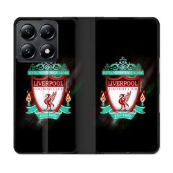 Housse Cuir Portefeuille Pour Xiaomi 14T Foot Liverpool