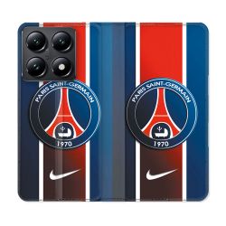 Housse Cuir Portefeuille Pour Xiaomi 14T Foot PSG 1970