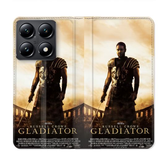 Housse Cuir Portefeuille Pour Xiaomi 14T Gladiator Affiche