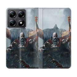 Housse Cuir Portefeuille Pour Xiaomi 14T God Of War
