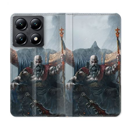 Housse Cuir Portefeuille Pour Xiaomi 14T God Of War