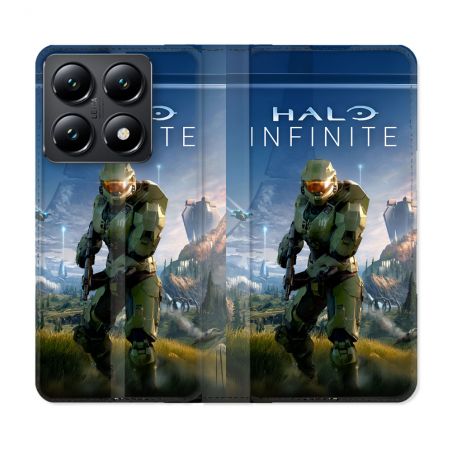 Housse Cuir Portefeuille Pour Xiaomi 14T Halo