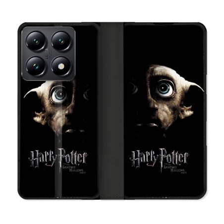 Housse Cuir Portefeuille Pour Xiaomi 14T Harry Potter Hollows Dobby