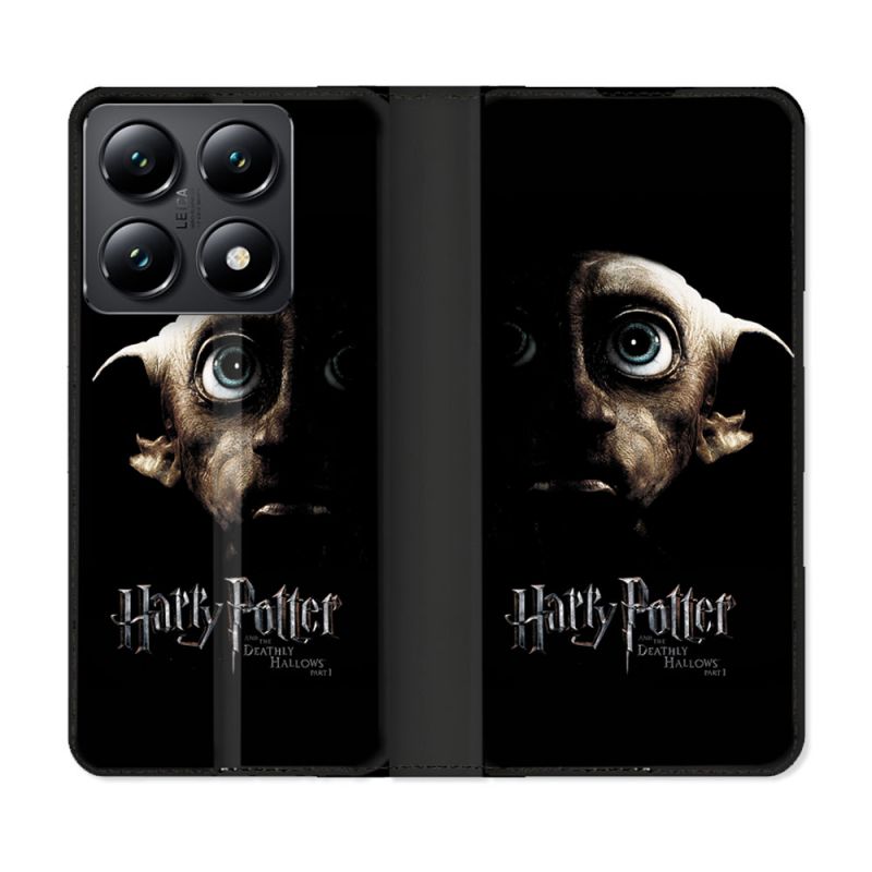 Housse Cuir Portefeuille Pour Xiaomi 14T Harry Potter Hollows Dobby