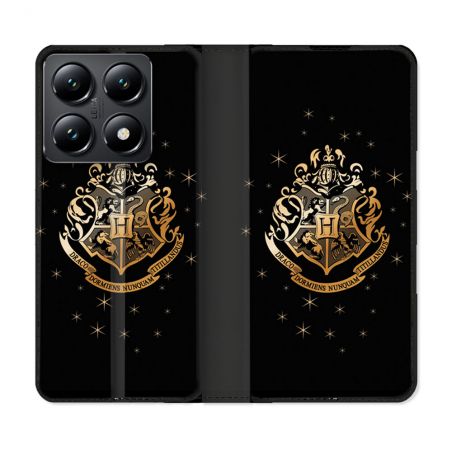 Housse Cuir Portefeuille Pour Xiaomi 14T Harry Potter Poudlard