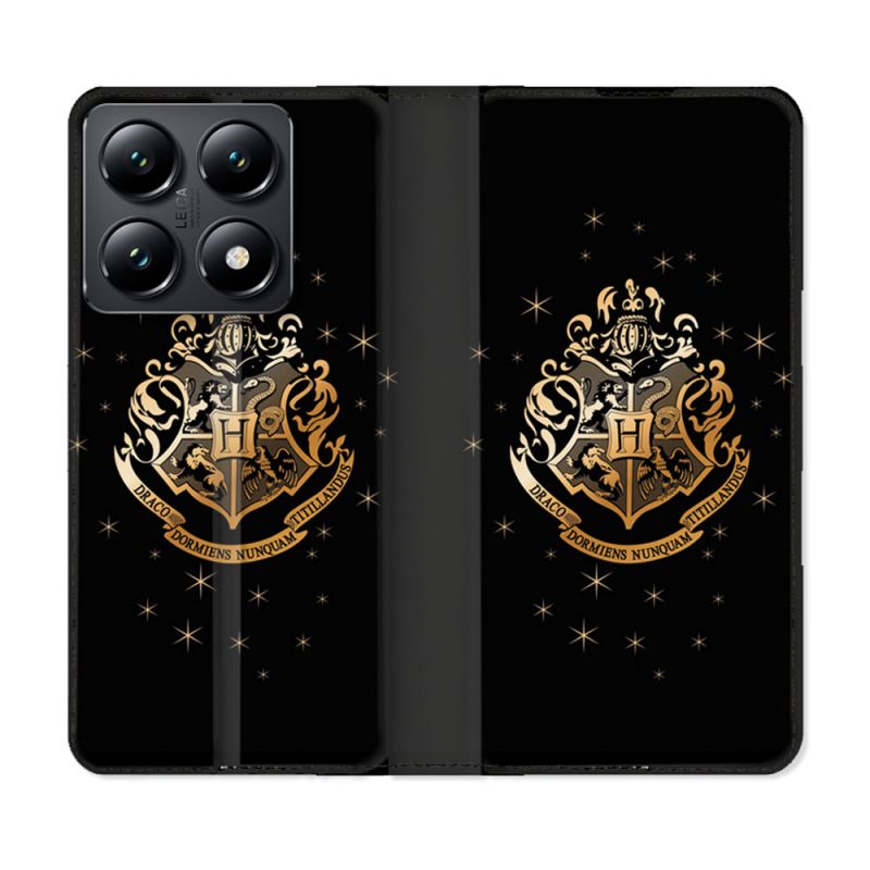 Housse Cuir Portefeuille Pour Xiaomi 14T Harry Potter Poudlard