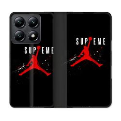 Housse Cuir Portefeuille Pour Xiaomi 14T Jordan Supreme Noir