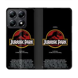 Housse Cuir Portefeuille Pour Xiaomi 14T Jurassik Park Affiche