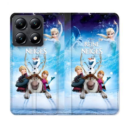Housse Cuir Portefeuille Pour Xiaomi 14T La Reine Des Neiges