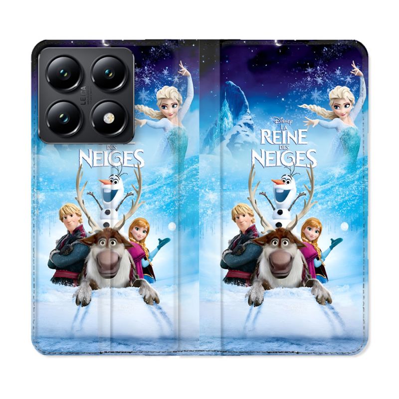 Housse Cuir Portefeuille Pour Xiaomi 14T La Reine Des Neiges