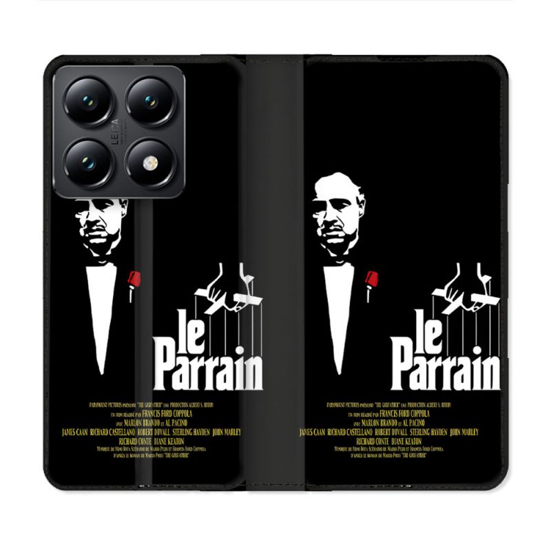 Housse Cuir Portefeuille Pour Xiaomi 14T Le Parrain Affiche