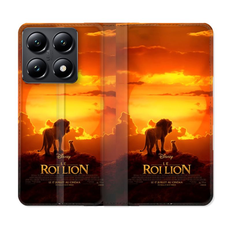 Housse Cuir Portefeuille Pour Xiaomi 14T Le Roi Lion Affiche
