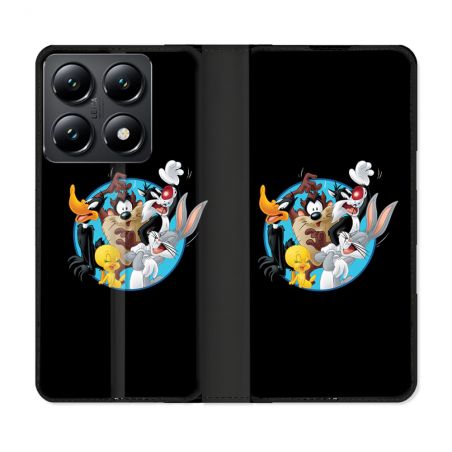 Housse Cuir Portefeuille Pour Xiaomi 14T Looney Tunes