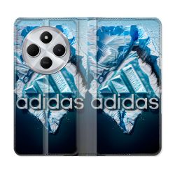 Housse Cuir Portefeuille Pour Xiaomi Redmi 14C 4G Adidas Iceberg