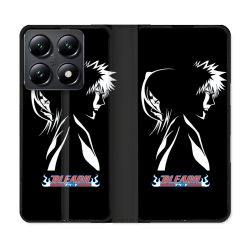 Housse Cuir Portefeuille Pour Xiaomi 14T Manga Bleach Duo