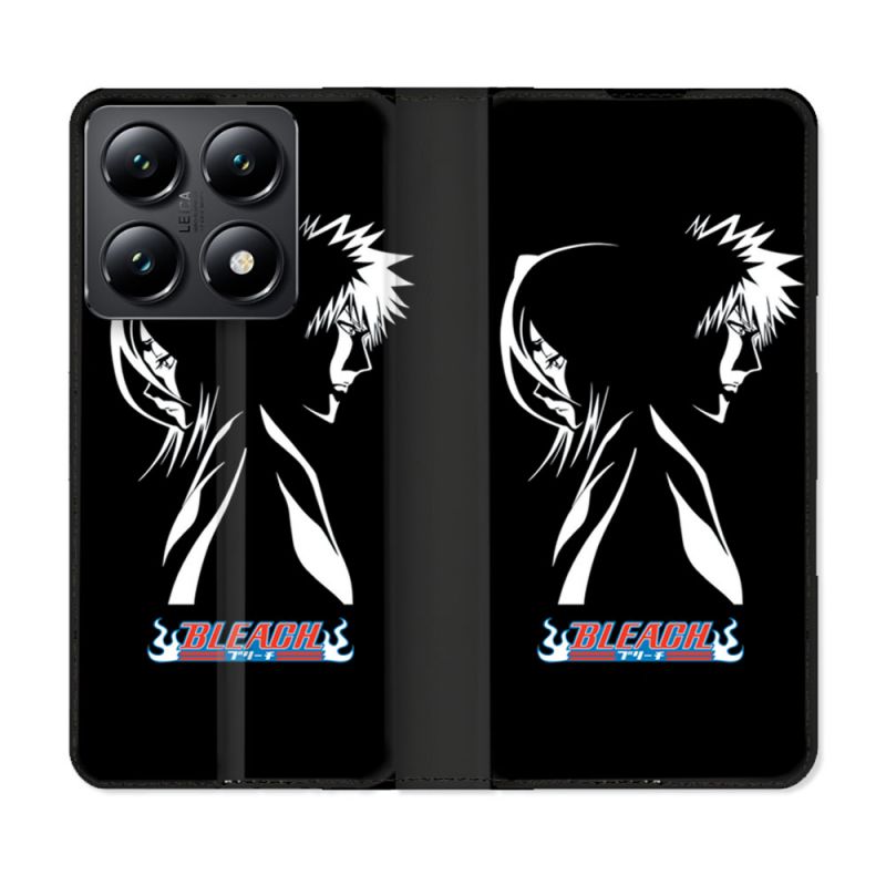 Housse Cuir Portefeuille Pour Xiaomi 14T Manga Bleach Duo