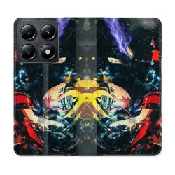 Housse Cuir Portefeuille Pour Xiaomi 14T Manga Boruto Eclair
