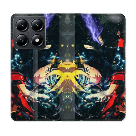 Housse Cuir Portefeuille Pour Xiaomi 14T Manga Boruto Eclair