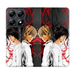 Housse Cuir Portefeuille Pour Xiaomi 14T Manga Death Note Duo