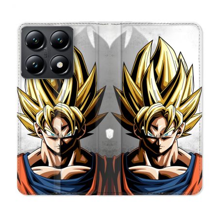Housse Cuir Portefeuille Pour Xiaomi 14T Manga Dragon Ball Sangoku Portrait