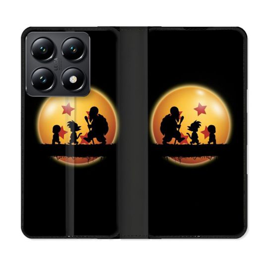 Housse Cuir Portefeuille Pour Xiaomi 14T Manga Dragon Ball Vintage