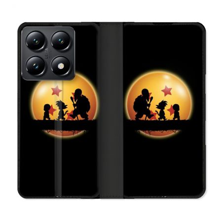 Housse Cuir Portefeuille Pour Xiaomi 14T Manga Dragon Ball Vintage