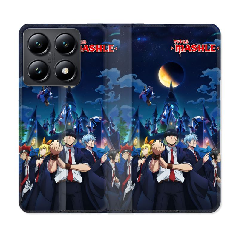 Housse Cuir Portefeuille Pour Xiaomi 14T Manga Mashle