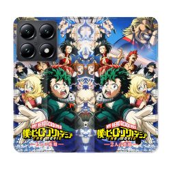 Housse Cuir Portefeuille Pour Xiaomi 14T Manga My Hero Academia Affiche